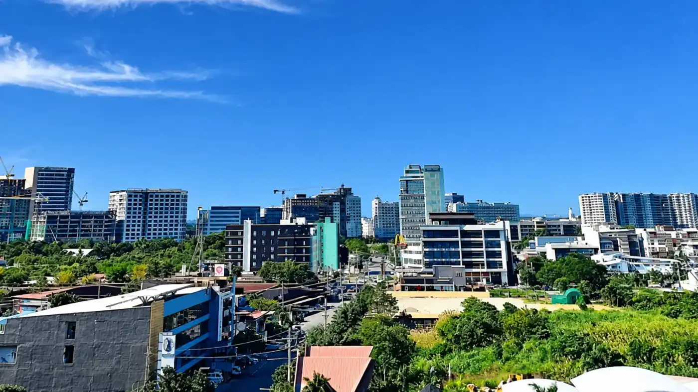 Mandurriao district skyline near the hotel